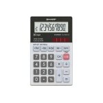 Sharp elsi mate el - w211ggy - calculatrice de poche - 10 chiffres - panneau solaire, pile - noir - gris ...