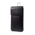 Pour sharp simple smartphone 5 (2020) etui verticale housse ceinture double poche - dfvmobile