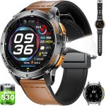 Shou - dm4 montre connecte homme gps torche led 530mah batterie, 1, 43'' amoled montre connecte militaire ...