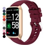 Silicone bracelet 16mm 18mm 19mm 20mm 22mm 24mm compatible avec garmin samsung amazfit ruimen tensky ...