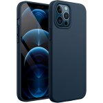 Silicone case for iphone 12 pro max 6. 7 inch, full body protection with silky touch, anti - shock soft ...