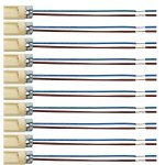 Sjzg - 10 pack g9 ampoule titulaire, g9 lampe base en céramique titulaire pour ampoule led lampe halogène, ... Sjzg - 10 pack g9 ampoule titulaire, g9 lampe base en céramique titulaire pour ampoule led lampe halogène, ...