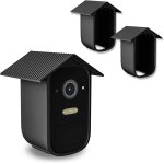 Sjzg - lot de 2 coques en silicone pour cam�ra de surveillance eufycam 2c eufycam 2c pro - noir - en ...