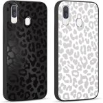 Sjzg - 2 pièces coque pour samsung galaxy a40 5, 9 motif de lmprimé léopard etui, noir aesthetic design ... Sjzg - 2 pièces coque pour samsung galaxy a40 5, 9 motif de lmprimé léopard etui, noir aesthetic design ...