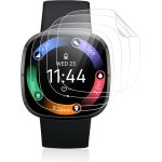 Sjzg - lot de 4 films de protection d'�cran en verre blind� pour fitbit versa 4 / fitbit versa 3 / sense ...