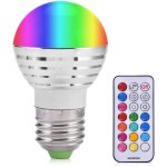 Sjzg - ampoule e27 intelligente led wifi, 3w rgb 16 couleurs changeantes lumi�re led night light ampoule ...