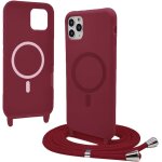 Sjzg - coque magn�tique pour iphone 13 pro max 6. 7 zoll avec cordon, [compatible avec magsafe], silicone ...