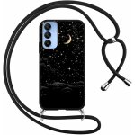 Sjzg - coque pour samsung galaxy a13 5g avec cordon de collier, aesthetic plan�te motif etui housse r�glable ...