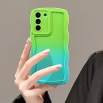 Sjzg - coque pour samsung galaxy a14 5g, wave frame silicone etui en dgrad de couleur, housse de protection ...