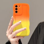 Sjzg - coque pour samsung galaxy a16 4g / 5g, housse de protection wave frame etui en dgrad de couleur, ...