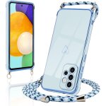 Sjzg - coque pour samsung galaxy a52 4g / 5g / a52s 5g silicone avec collier / motif coeur d'amour mignon ...