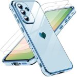 Sjzg - coque pour samsung galaxy a56 5g avec 2 verre tremp silicone forme de coeur d'amour, housse etui ...
