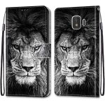 Sjzg - coque pour samsung galaxy j2 core, etui en cuir pu portefeuille housse coque avec 360 degrs silicone ...