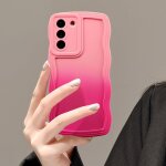 Sjzg - coque pour samsung galaxy s21 5g, wave frame silicone etui en dgrad de couleur, housse de protection ...