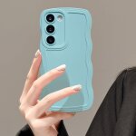Sjzg - coque pour samsung galaxy s21 fe 5g, housse de protection wave frame etui en ultra lger et mince ...