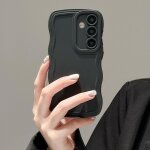 Sjzg - coque pour samsung galaxy s24 5g, housse de protection wave frame etui en ultra lger et mince ...