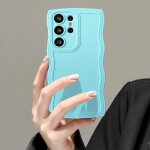 Sjzg - coque pour samsung galaxy s25 ultra 5g, housse de protection wave frame etui en ultra lger et ...