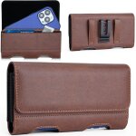 Sjzg - etui de ceinture pour iphone 14 13 12 11 pro, xr, xs, galaxy s22 s21 s20 m01 core, fermeture magntique ...