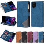 Sjzg - etui portefeuille pour samsung galaxy a12 5g / m12 5g, etui vintage en cuir pu de qualit� sup�rieure ...