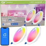 Sjzg - spots connectée bluetooth mesh encastrables led dimmable, 9w, 760 lumen, rgbw + blanc chaud / ... Sjzg - spots connectée bluetooth mesh encastrables led dimmable, 9w, 760 lumen, rgbw + blanc chaud / ...