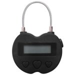 Smart time lock lcd affichage time lock usb rechargeable temporaire minuterie cadenas voyage electronique ...