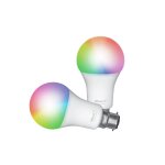 Trust ampoules led connect�es b22 wifi, alexa / google, lumi�re blanc & couleur, sans hub - x2