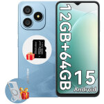 Smartphone blackview wave 9c 6. 56  12go + 64go t�l�phone portable 4g - bleu