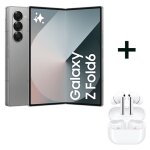 Smartphone samsung pack galaxy z fold6 6, 3  5g double nano sim 256 go gris + bud3 pro