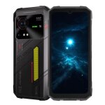 Smartphone ultra - r�sistant 5g 10800mah 6. 6' android 14 8gb + 256gb nfc gps noir yonis