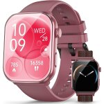 Smartwatch femmes hommes, �cran amoled toujours allum�, montre fitness avec fonction t�l�phone, passer ...