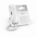 Snom d717 voip tischtelefon (sip) gigabit white promo (ohne headset)