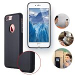 Soft coque housse anti gravité magie protecteur mur verre case pour iphone 7plus Soft coque housse anti gravité magie protecteur mur verre case pour iphone 7plus