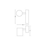 Spot salle de bain adore