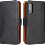 Sskal - coque galaxy a50, housse pour samsung galaxy a50 en cuir portefeuille etui avec fentes de cartes, ...