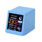 Station mto multifonctionnelle, bureau intelligent, affichage d'informations led, horloge crative ...