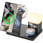 Station de recharge inductive 6 - en - 1 am�lior�e pour samsung avec r�veil & lumi�re support de charge ...