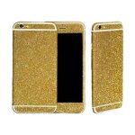 Sticker iphone 6 6s plus (5 5) or gold paillette strass bling integral autocollant