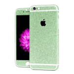Sticker iphone 6 6s plus (5 ; 5) vert paillette strass bling integral autocollant