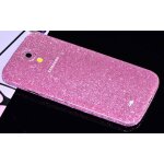 Sticker samsung galaxy s4 - strass rose bling integral autocollant