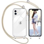 Store - coque avec cordon pour iphone 12 mini, transparent coque collier rglable tlphone etui portable ...