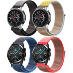 Strap for samsung galaxy watch 3 45mm / galaxy watch 46mm / gear s3 frontier, 22mm 4pack nylon loop bands ...