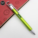 Stylo a bille multifonctionnel, tournevis, rgle, niveau a bulle, peut etre utilis comme support de ...