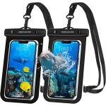 Subzonal - lot de 2 coques �tanches pour t�l�phone portable jusqu'� 7, 0  ipx8 - pour la natation - pour ...