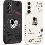 Subzonal - 2 pi�ces coque pour samsung galaxy a55 5g 6, 5 , etui avec motif astronaute mignon formule ...