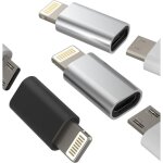 Subzonal - lot de 3 adaptateurs micro usb vers lightning m�le adaptateur telephone (lot de 3) android ...