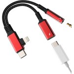 Subzonal - adaptateur audio usb c vers jack 3, 5 mm (12, 9 cm) pour apple iphone 17 16 15 14 pro max ...