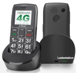 Subzonal - c1p4g tlphone portable pour seniors avec grandes touches et bouton d'urgence, batterie 1400mah, ...