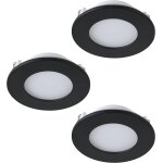 Subzonal - connect. z lot de 3 spots led encastrables pour salle de bains fueva - z, Ø 85 mm, lampe ... Subzonal - connect. z lot de 3 spots led encastrables pour salle de bains fueva - z, Ø 85 mm, lampe ...