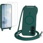 Subzonal - coque avec cordon pour samsung galaxy a26 5g, coque magn�tique de cellulaire corde silicone ...