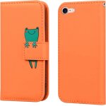 Subzonal - coque pour iphone se 2022 clapet, grenouille iphone se 2020 portefeuille etui en cuir pu, ...